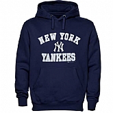 Men's New York Yankees Stitches Fastball Fleece Pullover Hoodie-Navy Blue,baseball caps,new era cap wholesale,wholesale hats